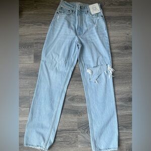 Abercrombie & Fitch Light Blue '90s Straight Jeans
